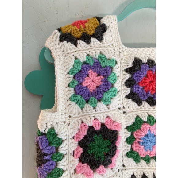 Multicolor Crochet Vest - Picture 8 of 10